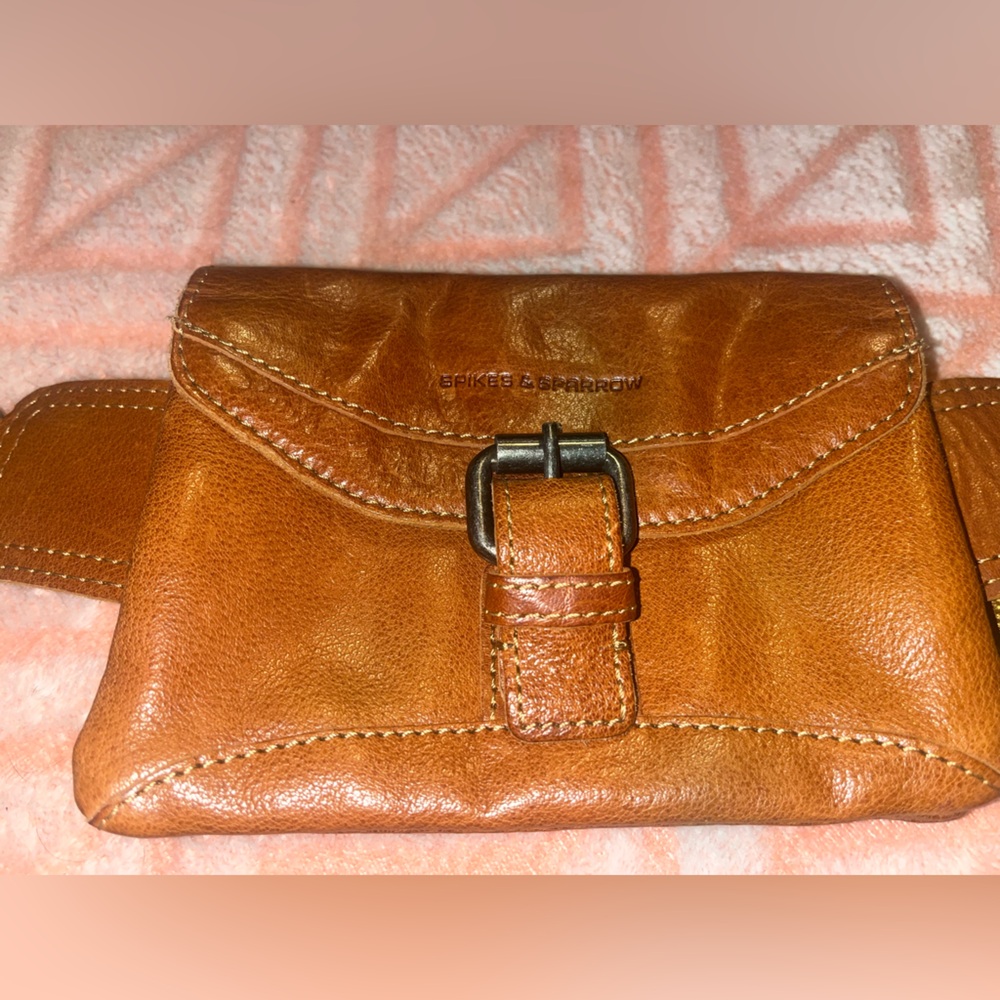 Leather Fanny pack type of bag.